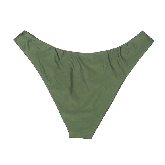 NWT J. Crew Green High Leg Linned Bikini Bottoms - Picture 2 of 5